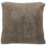 smeđi ukrasni jastuk Ribbed, 40 x 40 cm
