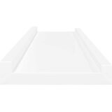  Zidne police za fotografije 2 kom bijele 80 x 9 x 3 cm MDF | shoptok.hr