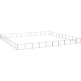 vidaXL kavez za pse srebrni 100 m² čelični | shoptok.hr