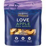 Fish4Dogs Love ribji zvitki z jabolkom - 90 g Cene