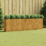 vidaXL Vrtna visoka greda 280x40x80 cm corten jeklo u