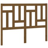 Maison Chic posteljno vzglavje - vzglavna omarica - nočna omarica medeno rjavo 125,5x4x100 cm trdna borovina, (21707292) | Shoptok.si