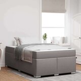  Konstrukcija postelje z vzmetnico Taupe 120 x 200 cm blago, (5000127593) | Shoptok.si