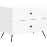 Noćni ormar s ladicama Bijela visokog sjaja 62 x 34 5 x 47 5 cm | shoptok.hr