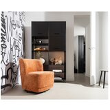 WOOOD Oranžen žameten fotelj Atty – | Shoptok.si