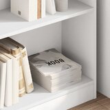  Polica za knjige bijela 80x24x75 cm izrađeno drvo | Eponuda.com