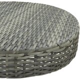  Vrtni stol sivi 60,5 x 106 cm od poliratana | Eponuda.ba
