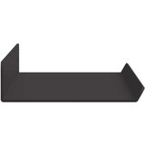  Polica na zidu s policom Zidne 4 pcs Crna 40 x 9 x 2 5 cm - Crna 40 x 9 cm 4 | shoptok.hr