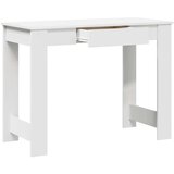 vidaXL Pisalna miza bela 100x45x75 cm iverna plošča | Shoptok.si