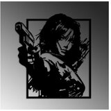 WALLXPERT dekorativni metalni zidni pribor 3D on the lookout black | ePonuda.com