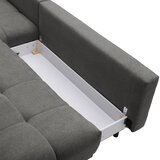 Hom`in KOTNA SEDEŽNA GARNITURA, šenilja modra, rjava | Shoptok.si