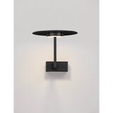 Nova Luce Mat črna aluminijasta LED stenska svetilka Tovi – | Shoptok.si