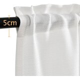 TOPICK komplet 2 kuhinsjkih zaves v videzu lana - 90 × 60 cm odprta embalaža | Shoptok.si