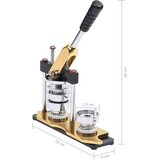 vidaXL Izrađivač znački s 500 dijelova za gumbe i bušačem 25 mm | shoptok.hr