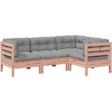 4-dijelni set vrtnih sofa s jastucima od duglazije i jelovina | Eponuda.ba