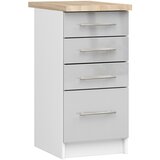 AKORD OLIWIA S40 SZ4 Kabinet + BELO / METALNI GLEDAJ TOP, (21713712) | Shoptok.si