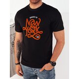 DStreet Koszulka męska z nadrukiem czarna | shoptok.hr