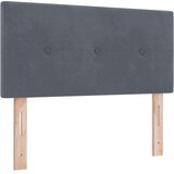 vidaXL Box Spring postelja z vzmetnico in LED temno siva 80x200 cm žamet, (22050603) | Shoptok.si
