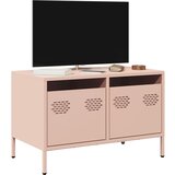 vidaXL TV ormarić ružičasti 68 x 39 x 43,5 cm hladno valjani čelik Cijene
