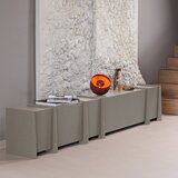 WOOOD Siva TV omarica v jesenovem dekorju 102x53x44 cm Brock – | Shoptok.si