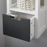 Bessagi Home Viseča Omara Tia, Siva, Bela | Shoptok.si