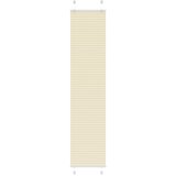 vidaXL Plisirana zavesa kremne barve 40x200 cm, širina blaga 39,4 cm, poliester, (5000298460) | Shoptok.si