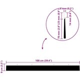 vidaXL Skrbniki za vrata z vijaki 2 pcs Rjava 100 cm | Shoptok.si