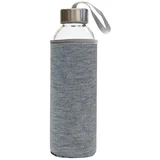 Za vodu staklena Stream Color 500ml siva melange/ sivi rub, mutno staklo