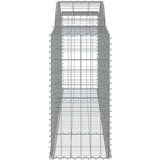  Gabionska košara s lukom 300x50x100/120 cm pocinčano željezo | shoptok.hr