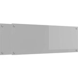 vidaXL Zaščita za kuhinjo 2 pcs Svetlo siva 110 x 40 cm kaljeno steklo | Shoptok.si
