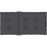 vidaXL Blazina za stol 6 kosov melanž antracitna 100x50x4 cm blago | Shoptok.si