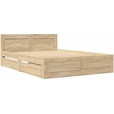  Krevetna konstrukcija s uzglavljem 2 pcs Sonoma 137 x 188 cm | Eponuda.ba