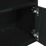  Regal za knjige crni hrasta 31x24x127 cm od konstruiranog drva | Eponuda.com