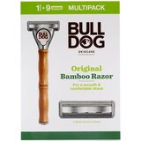 Bull Dog Original Bamboo Razor brivnik + nadomestne britvice 9 ks Slike