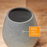 AMAZY savna jajce iz naravnega milnega kamna za infuzije z mentolovimi kristali in olji | Shoptok.si