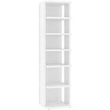 Maison Chic Omarica za obutev - Kopa za čevlje bela 27,5x27x102 cm inženirski les, (21777564) | Shoptok.si