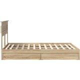  Postelja s shranjevanjem z vzglavjem Sonoma hrast 140 x 200 cm, (5000106943) | Shoptok.si