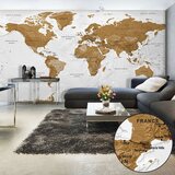  Tapeta XXL - World Map: White Oceans II 500x280 Cijene