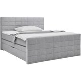 Mömax Postelja Boxspring Damon, Srebrna, 160x200 Cene