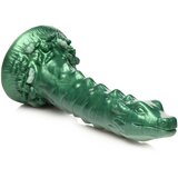 Creature Cocks Cockness Monster Lake Creature Silicone Dildo Green Cene