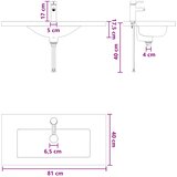  Set namještaja za kupaonicu Staro drvo 81 x 40 x 84,5 cm | shoptok.hr