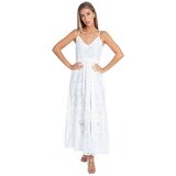 Isla Bonita By Sigris Dolge obleke Dolga Midi Obleka Bela Cene
