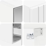  Set ormarića za kupaonicu 5 pcs Bijela 40 x 10,5 x 60,5 cm | Shoptok.si
