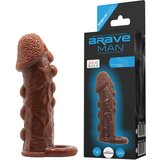  Brave Man braon navlaka za penis od TPR-a — BI 16012 Cene