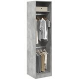  Ormar siva boja betona 50 x 50 x 200 cm od konstruiranog drva Cijene