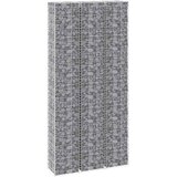  Gabionske povišene gredice 3 kom 30 x 30 x 200 cm željezne | shoptok.hr