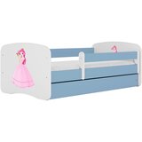 MID.YOU Dječji krevet Dreamy princeza s ružom 160x80 sa madracem s ladicom Plava | shoptok.hr