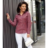 Gemre Red women's floral shirt Rasha | shoptok.hr