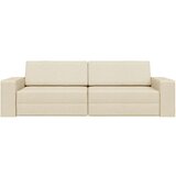vidaXL Dnevni kauč na krevet 2-u-1 Krem 245x150x60.5 cm Tkanina | shoptok.hr