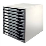 Leitz Ladica za obrasce 10 pretinaca, siva | shoptok.hr